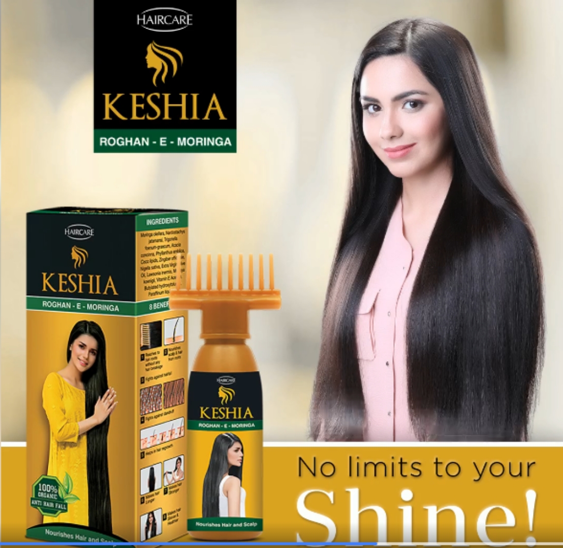 Keshia Hair Oil Rogan-e-Moringa Moringa Oil for Hair Care