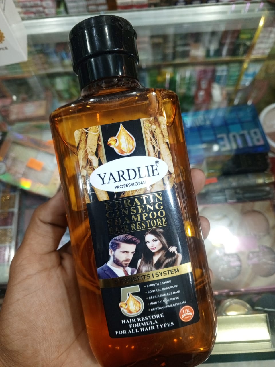Yardley keratin ginseng hair shampoo